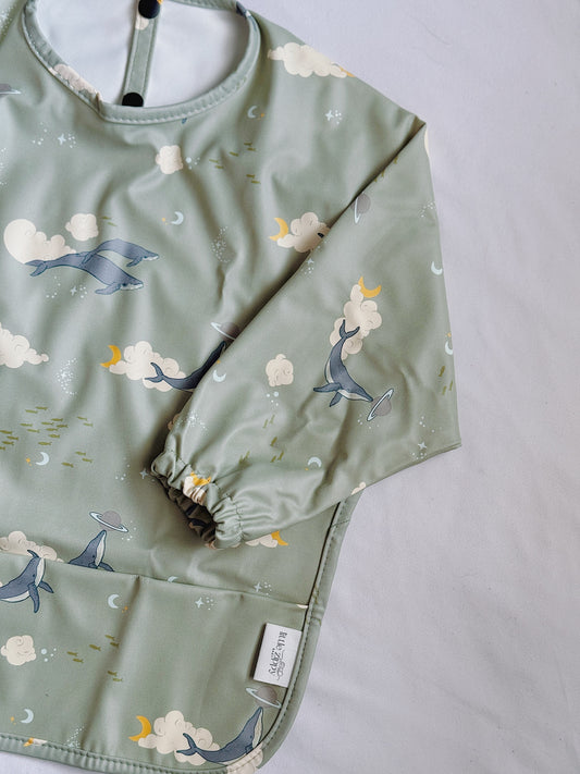 Waterproof Long Sleeve Bib - OCEAN SKY