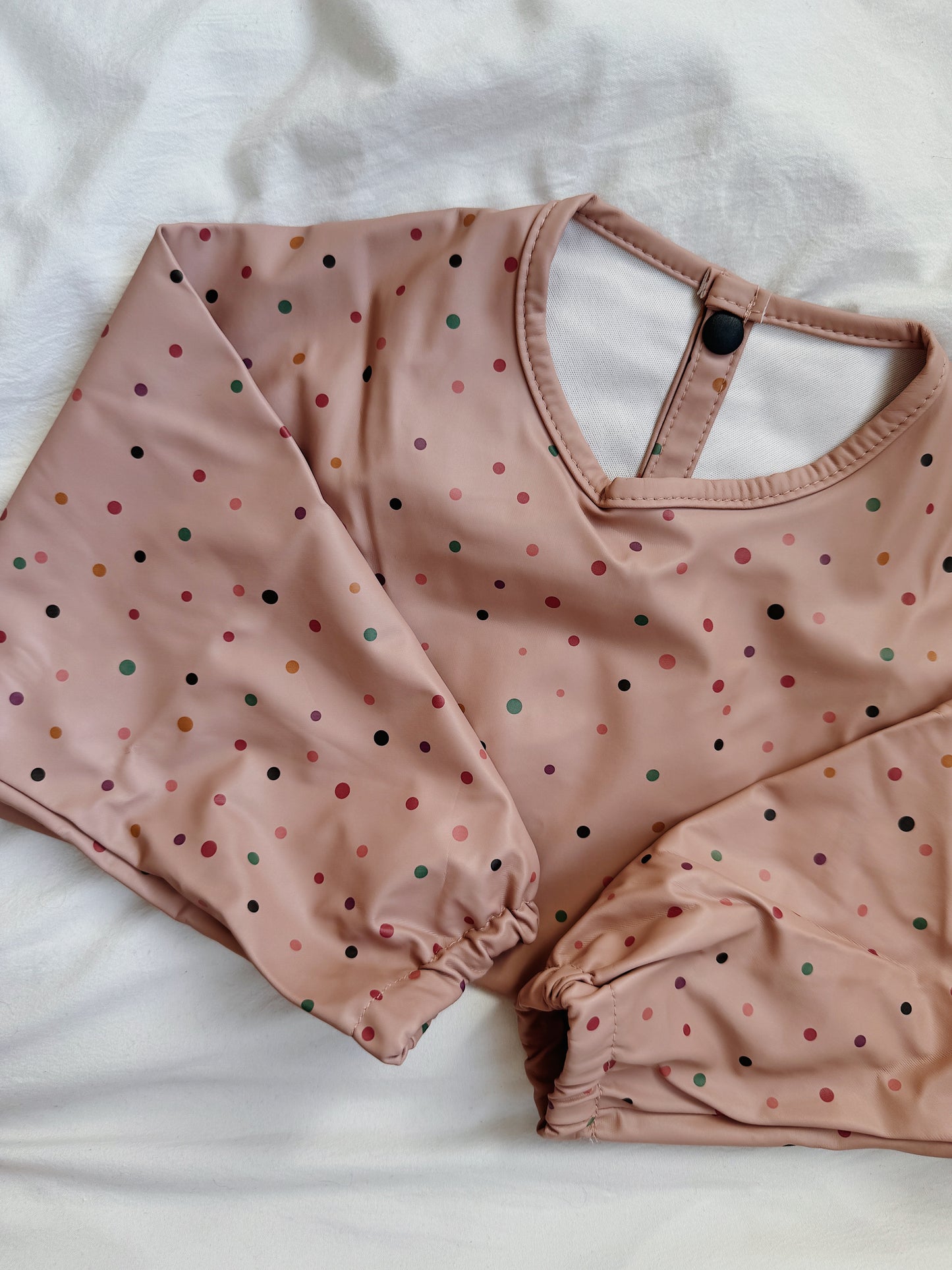 Waterproof Long Sleeve Bib - CONFETTI