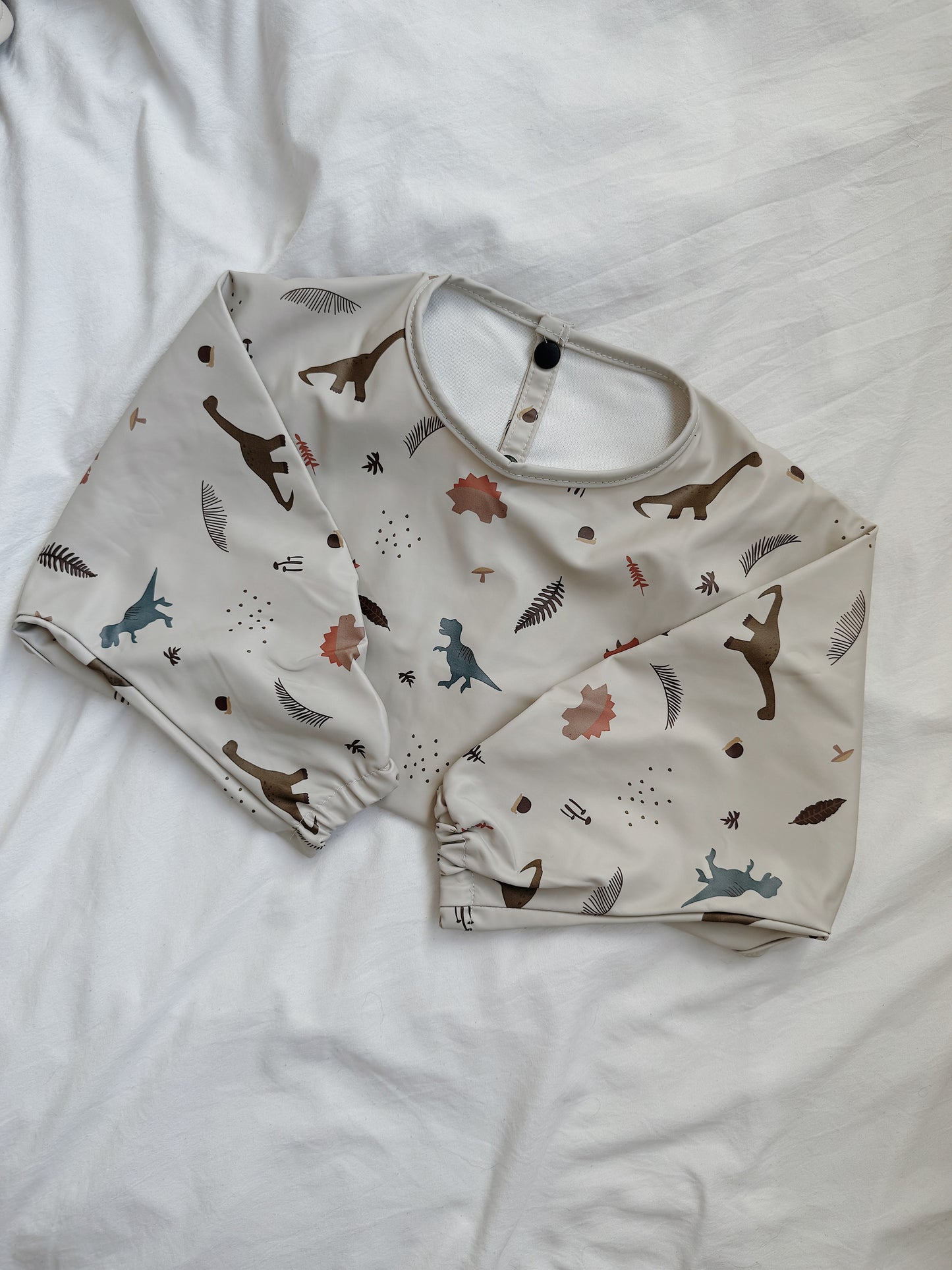 Waterproof Long Sleeve Bib - DINO