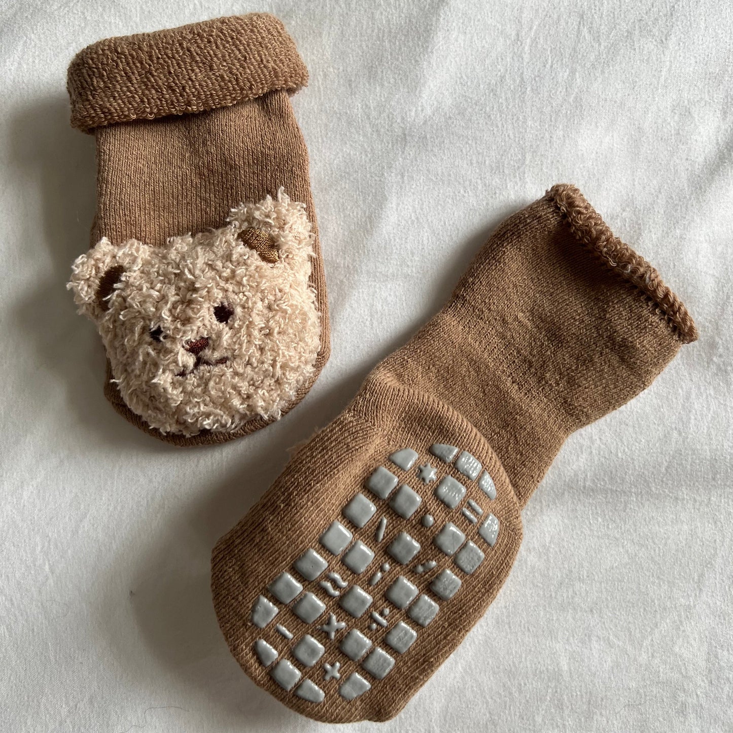 Teddy Hat and Sock Set