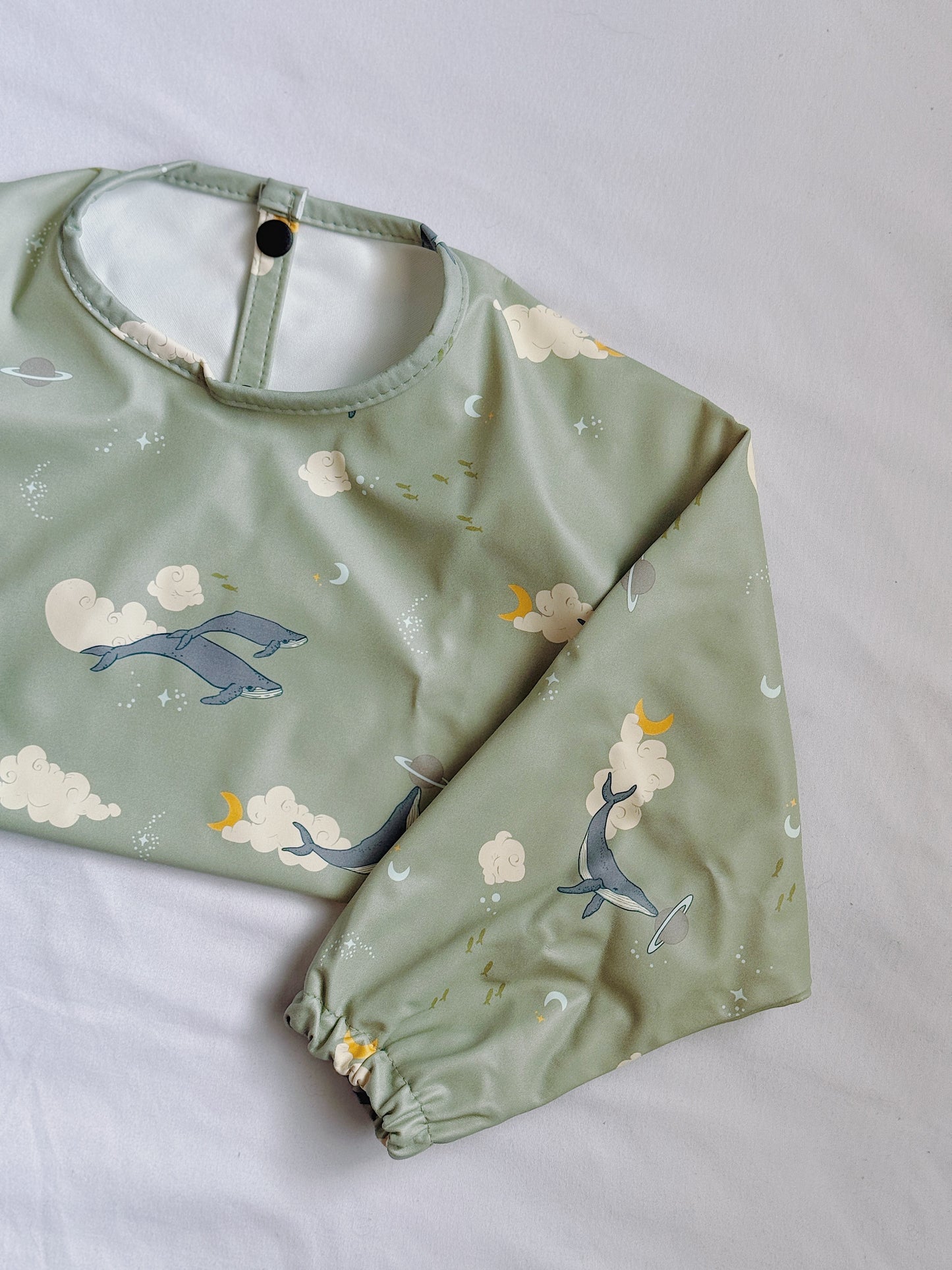 Waterproof Long Sleeve Bib - OCEAN SKY