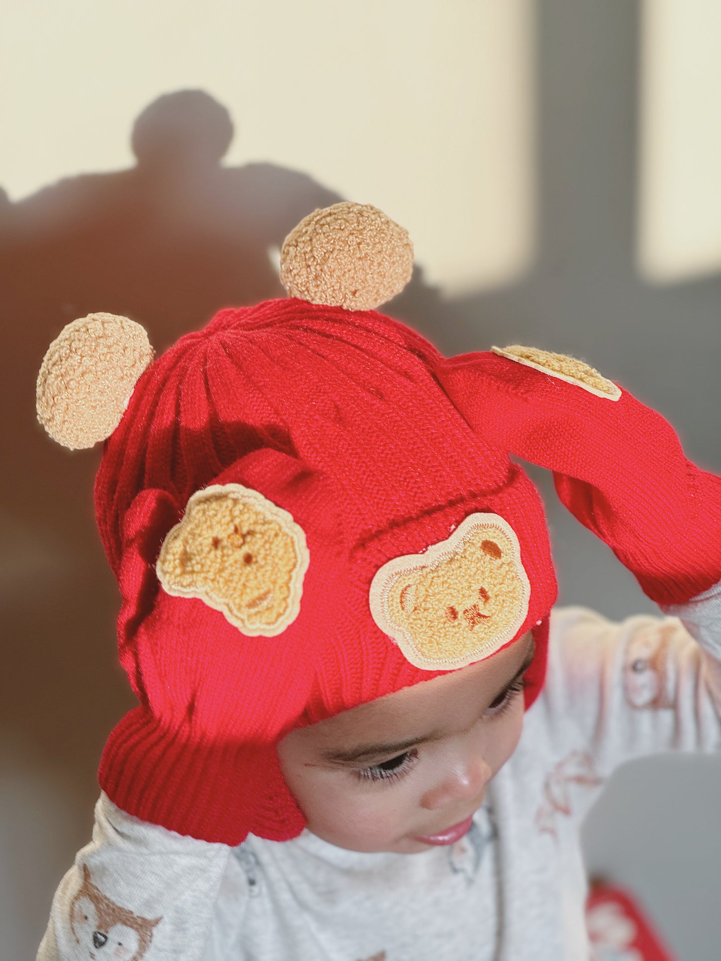 Holiday Edition Teddy and Mitten Set