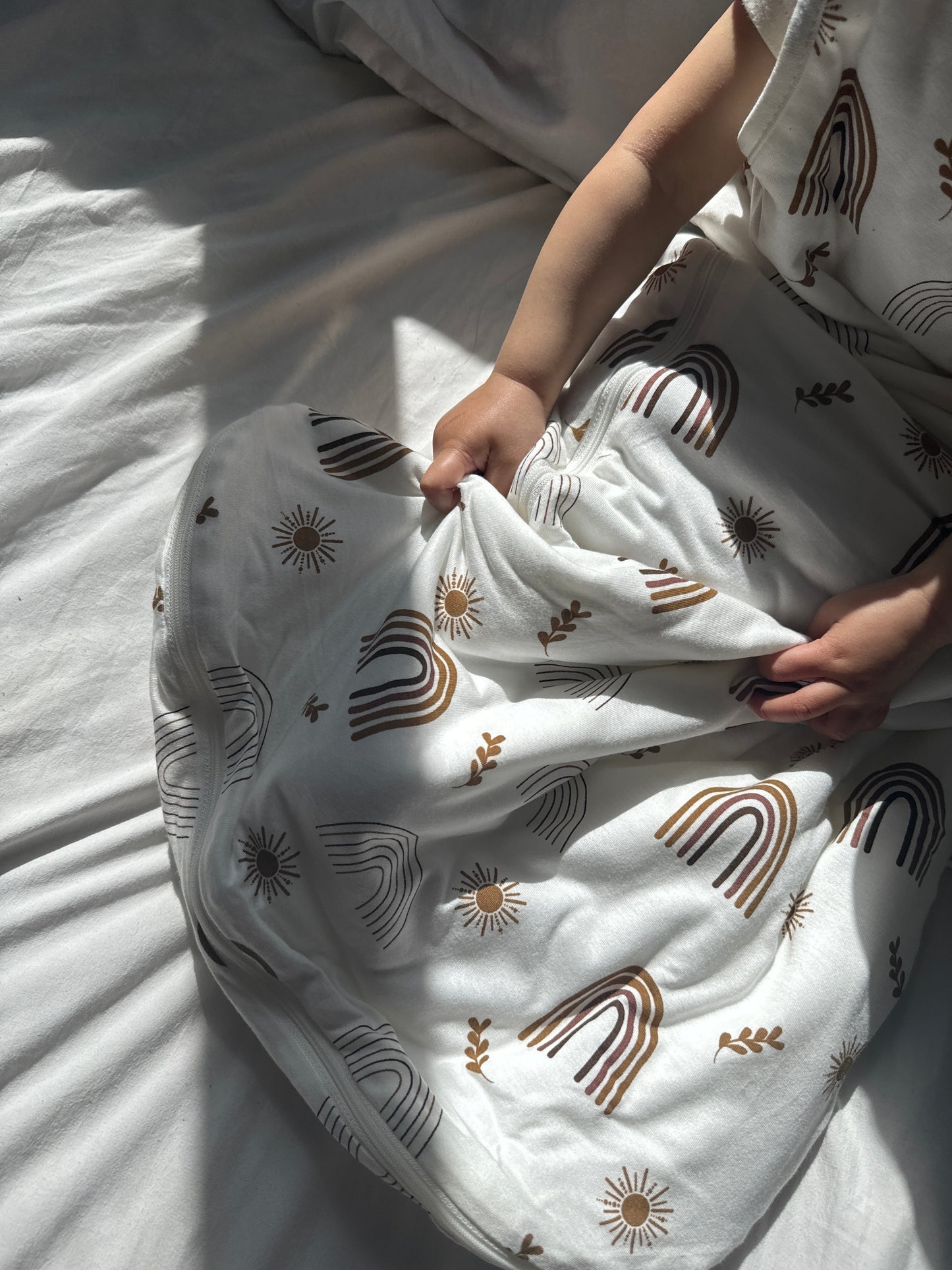 Bamboo Cotton Sleep Bag 1.0 TOG - RAINBOW