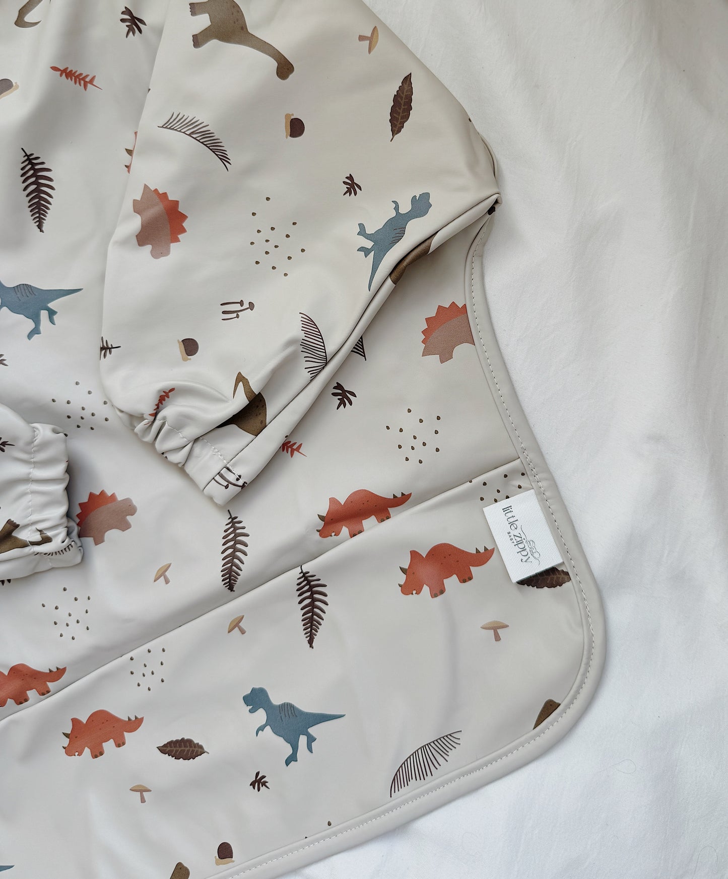 Waterproof Long Sleeve Bib - DINO